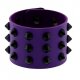 Bracelet Violet Piques Noirs Large