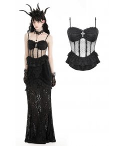 Bustier dentelle Noire