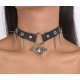 Choker chauve-souris et piques