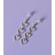 Boucles d'oreilles 3 coeurs