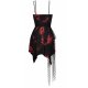 Robe Punk Rock Tie And Dye Rouge