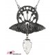 Collier Cristal Moon Argent