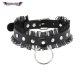 Choker Dentelle Noire Et Anneau