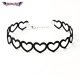 Choker Petits Coeurs Noir