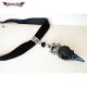 Choker Corbeau Velours Noir