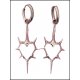 Boucles d'oreilles créoles coeurs piques