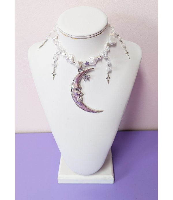 Collier Lune Etoiles