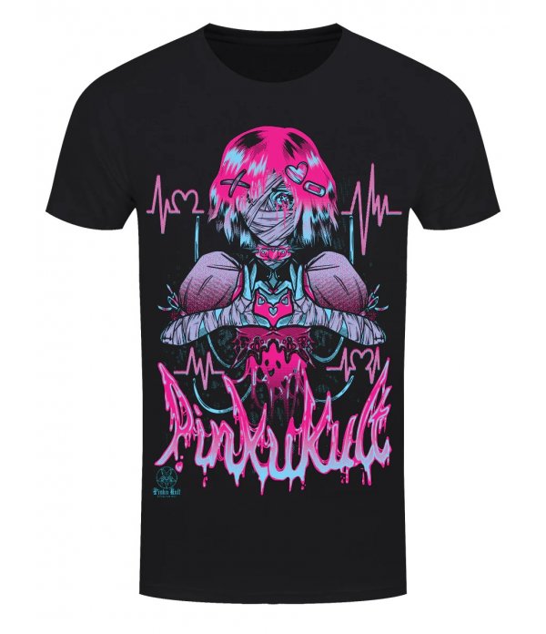 T-shirt Heartbeat Pinku Kult